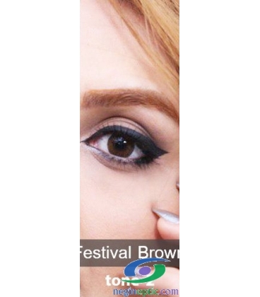 لنز رنگی سالانه Festival Morning Brown 2Tone