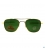 عینک آفتابی مردانه AO USA طلایی مدل Skymaster Aviator 20KGP