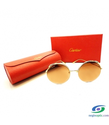 عینک آفتابی زنانه کارتیر Cartier مدل CT0149 tang سال 2020