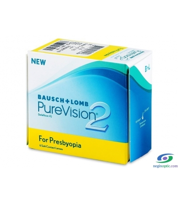 لنزطبی Pure Vision 2 for Presbyopia BAUSCH + LOMB